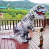 Cosplay أزياء الديناصورات القابلة للنفخ بدلة لباس T-Rex الأنيمي حفلة Cosplay كرنفال الهالوين لالامرأة رجل البالغين 230812