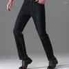 Jeans masculinos 2023 trecho slim fit pant masculino de alta qualidade comercial Casual Blue clássico calça calças de jeans de lavagem direta homens homens