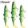Baits Lures Spinpoler Pike Stinger Rig With 3-Jointed Soft Plastic Lures Swimbait Fishing Bait Swimming For Zander Pike Big Game Fish 230812