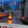 Портативные динамики Bluetooth -динамики пламя Полятируемая звуковая коробка Светодиодная светодиодная светодиодная лампа