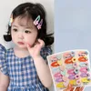Hair Accessories 6 Pcs/Set Children Cute Acrylic Cartoon Flower Bowknot Ornament Clips Baby Girls Lovely Alloy Kids