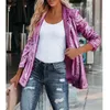 Costumes féminins 2023 Blazer Mabet Y2K Loose Loose Long Manche Fashion Street Style Vêtements Casual Elegant Cardigan Black Plus Size Ladies Tops