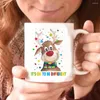 Mugs Christmas Elk Autism It's Ok To Be Different Coffee Mug High Quality Ceramic Recyclable Juice Cool Water Cup Tea Cups