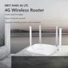 Router DBIT 4G CPE Wireless Router SIM -Karte an WiFi LTE RJ45 Wan Lan Modem Support 32 Geräte Freigabe 230812