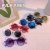 Children's glasses cartoon Boys and girls cute cat's ear Sunglasses girls' anti ultraviolet sunshades