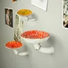 Obiekty dekoracyjne figurki żywica grzyba wisząca półka pływające światło świeca wystrój do sypialni salon łazienka ozdoby kuchenne 230812