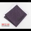 Bow Ties 34 cm Design Men's Fashion Great High Quality Polyester Dot Pocket Square Handduk Bröllopstillbehör