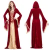 costumi di Halloween Donne abiti costieri costumi abiti medievali abiti da donna rinascimentale principessa regina costume in velluto cour