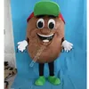 Nouveau costume de costume de mascotte de grains de café pour adulte fête d'anniversaire de Noël Halloween Saint-Valentin de Pâques Carnaval