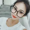 NIEUW NET ROOD Personaliseerde gewone anti Blu Ray Glasses Women's Koreaanse versie Trend Thin Large Frame Ins Flat Lens