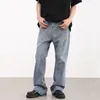 Jeans masculin 2023 Y2K Lettre de mode broderie Baggy Flare Pantal