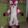 Fox Wolf Husky Dog Mascot Costumes Party Animaux Animaux Fancy Dishory Anime Characon Carnival Halloween