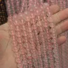 Perles 8 mm 10 mm 12 mm Natural Rose Quartz Stone Gemstone Gemstone DIY lâche pour les bijoux faisant du gros!