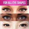 Oog shadowliner combinatie 2in1 vleugel eyeliner stempel vloeibare potlood driehoek afdichting voering kattenstijl make -up 2 pennen 230812