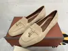 5A 5965 Scarpe eleganti Loropiana LP Summer Charms Walk Loafer Suede Sconto Scarpa per donne per donne Taglia 35-42 Fendave