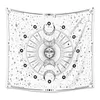 Tapestries Asthetische kamer Decor Tapestry Mandala Sun Maan Wall Hangt Tapijt Woonkamer Hekserij Huiskamer Decoratie Deken Boho 230812