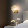 Luminária de parede luz de luxo de luxo quarto quarto de cabeceira de cabeceira viva as lâmpadas de bulbo de escadas