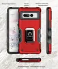 Case del telefono con anello di dito per Google Pixel 6 7 Pro Case Car Magnet Copertina per l'ammortizzatore di shock a prova di shock Cover