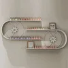 Decorative Objects Figurines Luxury and Simplicity Ushaped Nail Rack Shop Wall Metal Storage Polish Cosmetics Display Shelf Decoration 230812