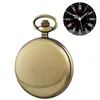 Orologi tascabili in bronzo orologio vintage per orologi Dispositivo digitale arabo da uomo Gioielli Gioielli Gift Pocketwatch a ciondolo tutto