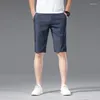 Shorts masculins classiques Business d'été Denim droit de soie lâche et pantalon frais frais de haute qualité grande taille 40 42