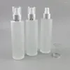 Speicherflaschen 300pcs/Los 150 ml Frostglasflasche mit MA Sliver Lotion Pumpe Kosmetische Essence Toner Verpackung 5oz Shampoo Container