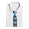 Bow -slipsar under vattnet liv marina fiskalger och korallrev slips för män kvinnor slipskläder tillbehör