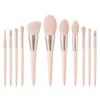 Makeup Tools 11 pcs Pink Brushes Set Eyebrow Eyelash Powder Synthetic Hair Foundation Brush Make Up For Women 230812