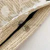 ビーチバッグ2023新しい草織りバッグ韓国版妖精織り小さな花のショルダーバッグネットレッドビーチフェアリーハンドバッグ大容量