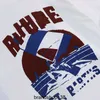 Rhode Rhude23 Primavera ed estate New American in stile American Sunset Sea Sail Lettera