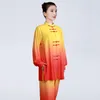 Roupas étnicas Tai ji Suit de feminino elegante gradiente de desempenho de ponta Chi Exercício masculino Wushu