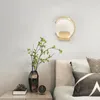 Wandlamp Moderne LED Noordse zwarte witte gouden verlichting voor woonslaapkamer Aisle Home Decor armaturen indoor lampen