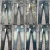 Calças de jeans de jeans de salão de calças de gente de gente de rua da calça de rua da calça de rua casual rasgado jeans rasgados com zíper regular de algodão jeans de algodão lavado jeans jeans jeans jeans jeans