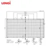 Altri elettronici pannello solare bifacciale longizziale 540 watt a cristallo singolo 540w modulo povoltaico a doppio foglio di vetro 230812