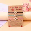 Link Armbanden 2023 Trendy armband veelzijdige roestvrijstalen Sun Moon Star Homecoming Season ouder-kind kaart Gift Groothandel