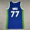 SL Maverick Luka Doncic Basketball Jersey Dalla Kyrie Irving Mitch & Ness White Blue Size S-XXL