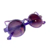Children's glasses cartoon Boys and girls cute cat's ear Sunglasses girls' anti ultraviolet sunshades