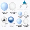 Andra evenemangsfest levererar födelsedagsdekoration globos para fiesta baby shower annivarer höna bröllop blå färg latex ballonger paljetter ballong set 230812