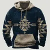 Sweats à capuche masculine Sweats Sweats Sweates surdimensionnés Style national Sweat Aztec Sweat Sweat Men Winter Pillurs Hip Hop Folk Folk Folk Streetwear Vintage Tops 230812 Folk Hop Men