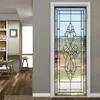 Väggklistermärken landskapsdörr klistermärken 3D avtagbar vinilos para puertas självhäftande tapeter konst väggmålningar för dörrar bibliotek modern heminredning 230812