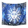 Tapestries Asthetische kamer Decor Tapestry Mandala Sun Maan Wall Hangt Tapijt Woonkamer Hekserij Huiskamer Decoratie Deken Boho 230812