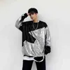 Men's Sweaters Pullover Fashion Store Hip Hop Plush Autumn Loose Ins Sequin Crew Neck Sweater Night Guochao Jacket