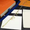 Fashion Flower Square Diamond Armband Halsband för kvinnor Designer Halsband Guldarmband Set Love Holiday Gift