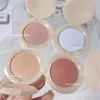 4 kolory Blush Palette Mineral Proszek Długotrwały naturalny kontur policzek odcień brzoskwiniowy różowy niebieski Blusher kosmetyk policzek Blush