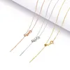 Chains Stainless Steel Gold-plated Ball Pendant Necklace For Women Girls Elegant Trendy Jewelry Party Gift