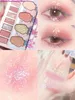 Eye Shadow Beauty Summer Women Cosmetic Face Makeup Blush Highlighter Contour Matte Shimmer Sequins Pigment 230812