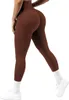 Kvinnors leggings hög midja höftlyft nakna yogapåsar för kvinnor sömlös båge -sport hud tight fitness