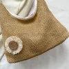 Beach Bags Summer Large Capacity Leisure Bag Women's Beach Vacation Woven Tote Bag 2023 New Small and Simple Underarm Bag caitlin_fashion_bags