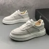 Designer party italiensk klänning bröllopskor mode andas vulkanisera sport avslappnade sneakers runda tå tjock botten bu