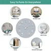 Wall Clocks 2D/3D Large Clock Reloj De Pared DIY Quartz Watch Acrylic Mirror Stickers Horloge Murale Home Decor Modern Design